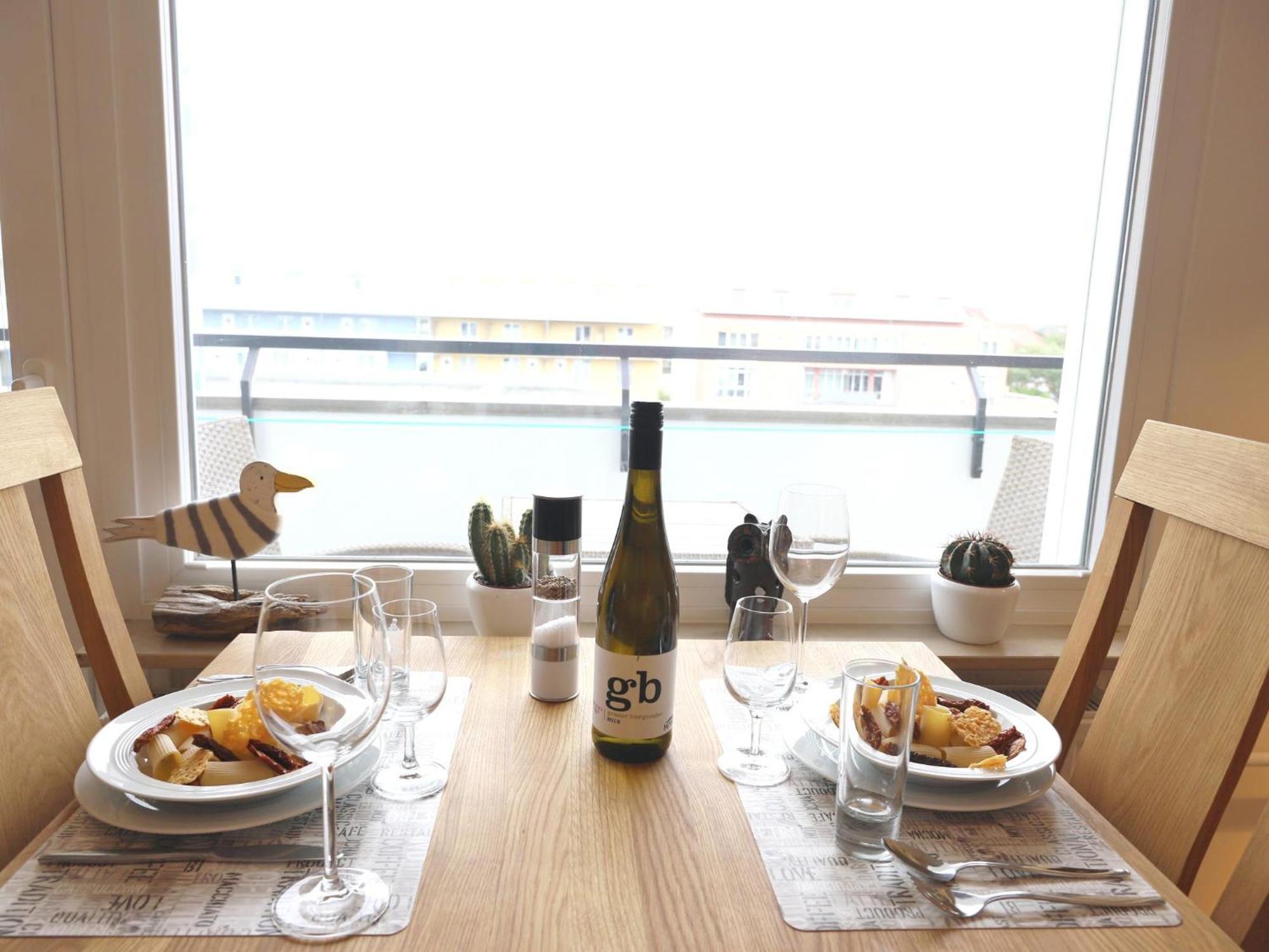 Einfaches 2-Zimmer-Appartement Mit Balkon. Westerland Eksteriør bilde