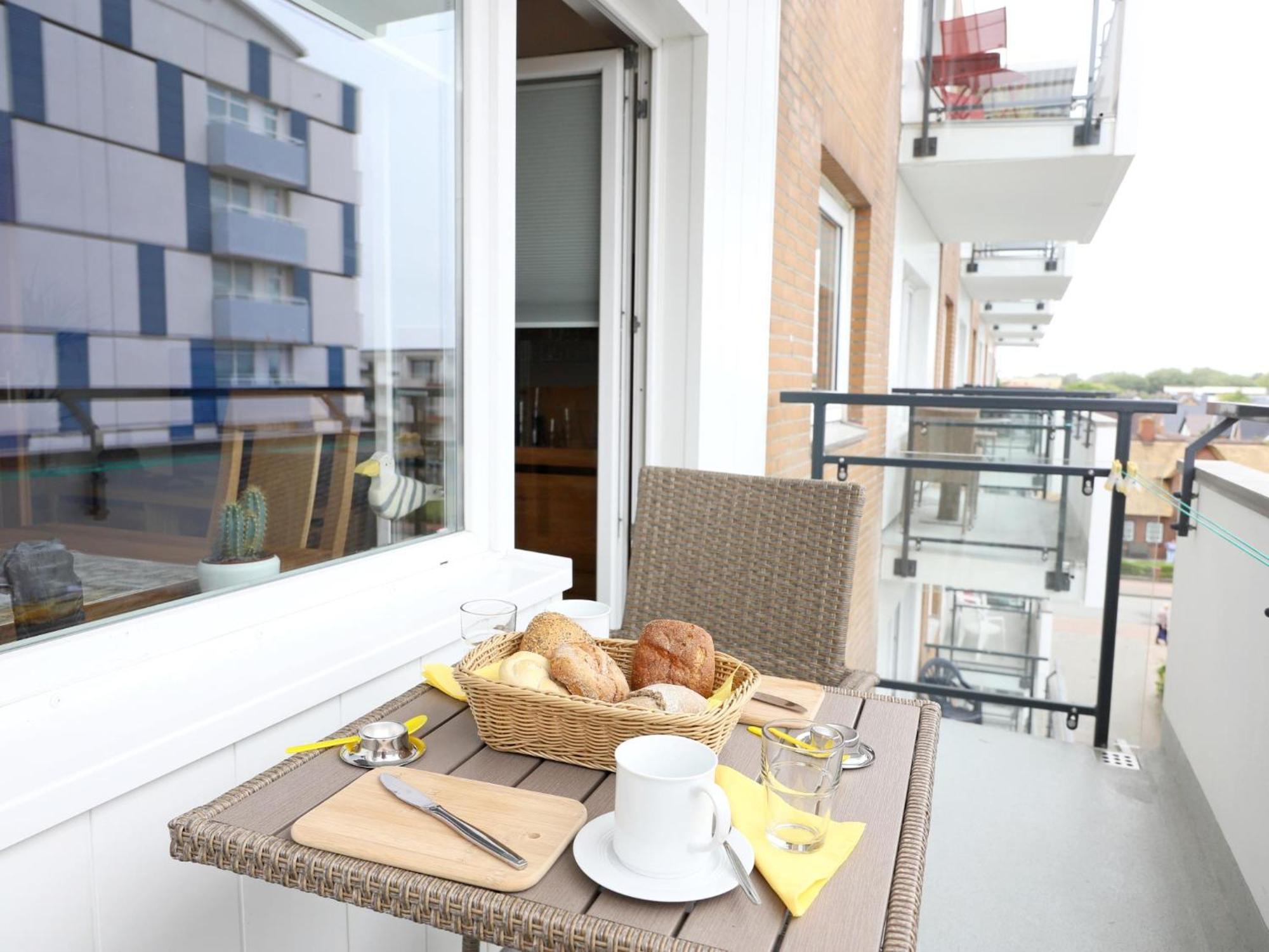 Einfaches 2-Zimmer-Appartement Mit Balkon. Westerland Eksteriør bilde